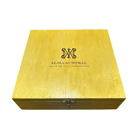 Kit Caixa de Madeira com 4 Vinhos Alma Austral