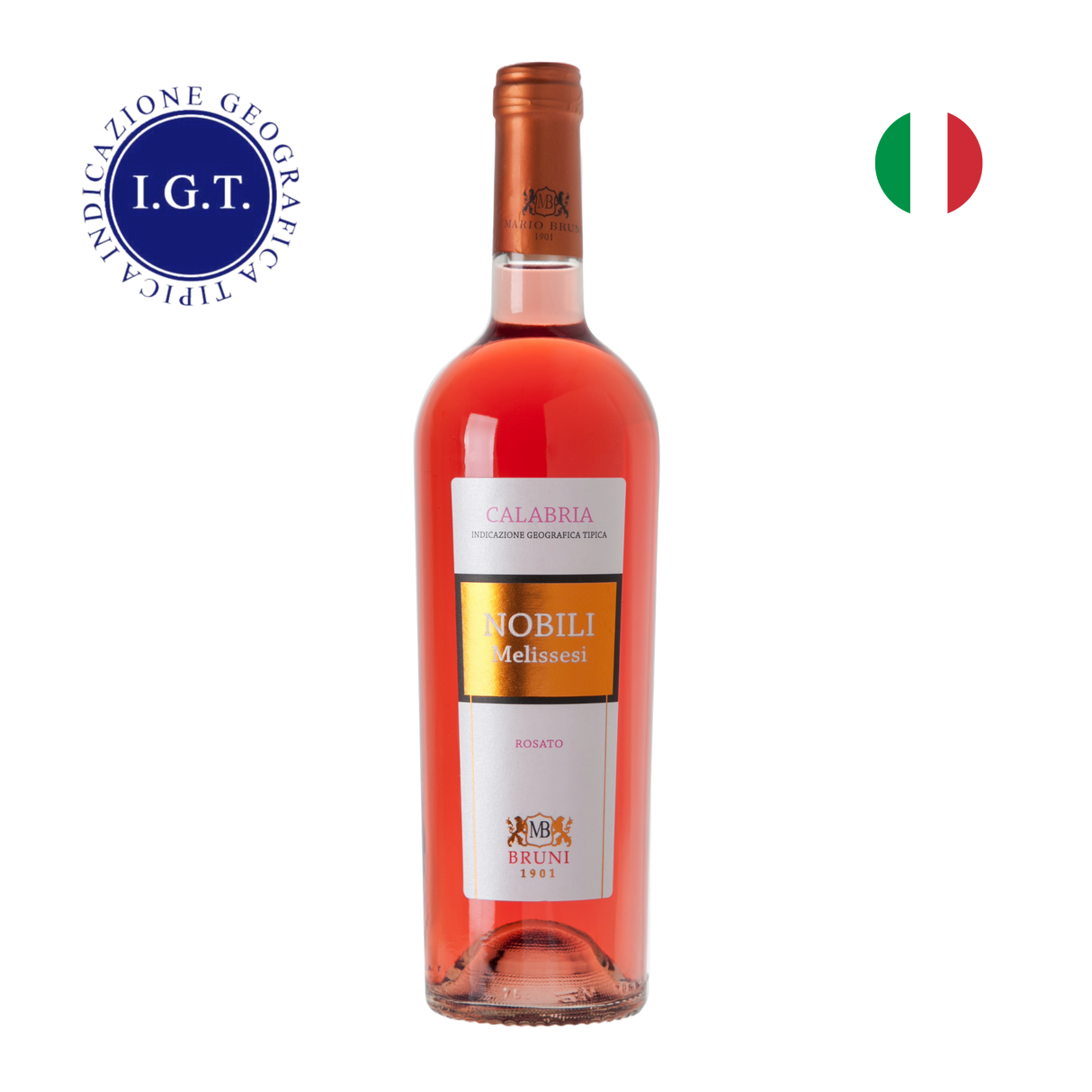 Kit Cantine Bruni com 3 Vinhos IGT Nobili Melissesi Bianco + 3 Vinhos IGT Nobili Melissesi Rosato