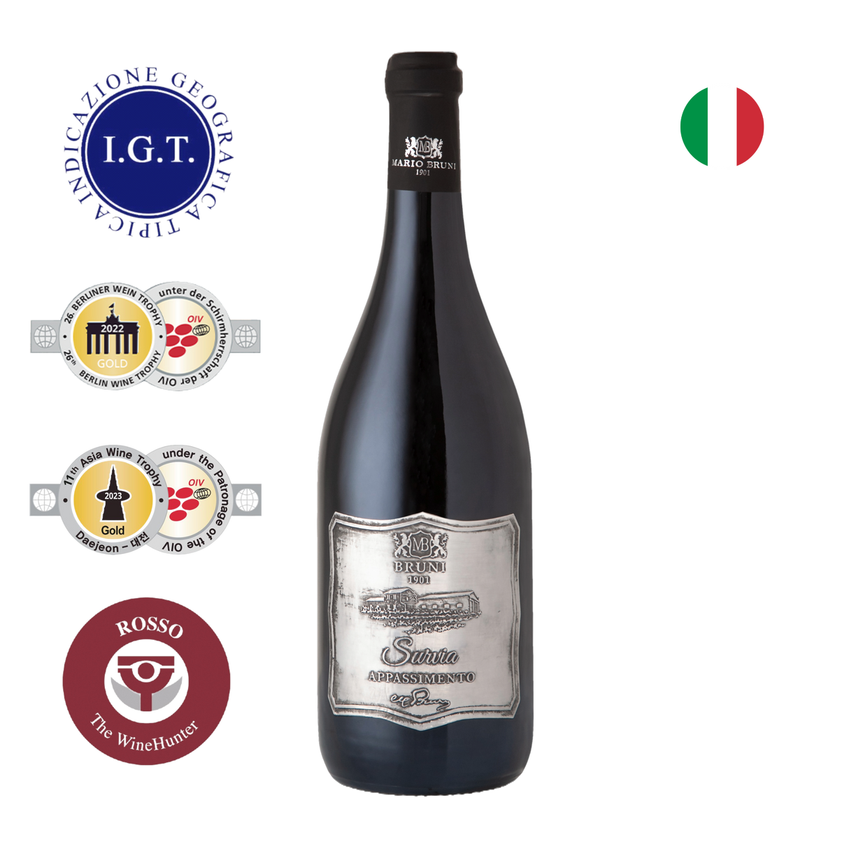 Cantine Bruni Vinho IGT Calabria Rosso Survia 2019