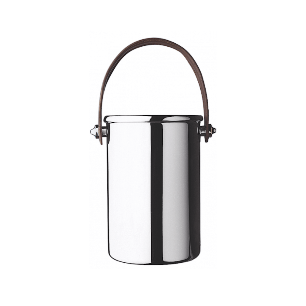 Balde isolante de aço inox com alça de couro - L'Esprit & le Vin