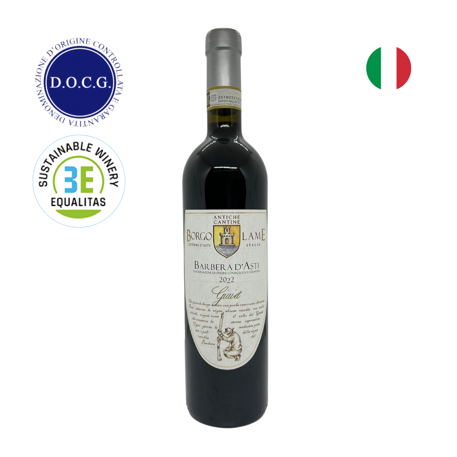 Borgo Lame Vinho Barbera D’Asti DOCG Giaiet