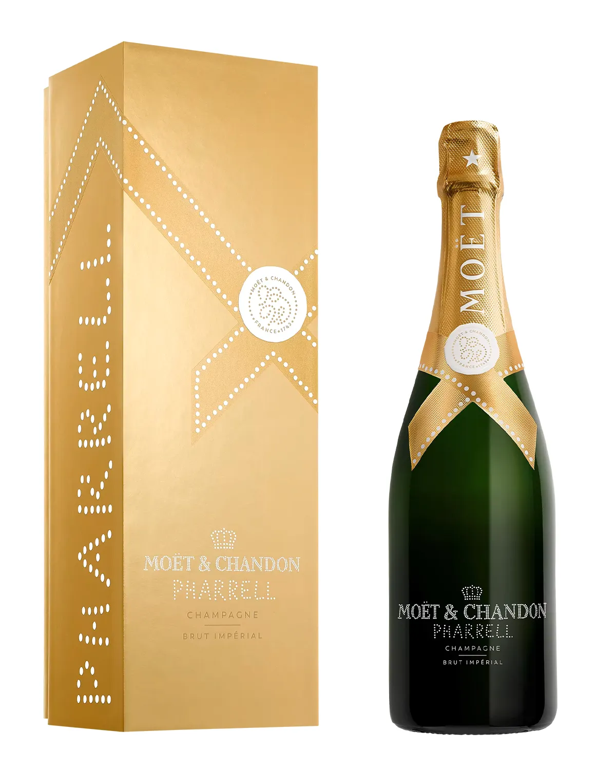Kit 3 Unidades Champagne MOET & CHANDON x PHARRELL WILLIAMS EDIÇÃO LIMITADA - BRUT 750ML.