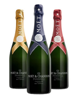 Kit 3 Unidades Champagne MOET & CHANDON x PHARRELL WILLIAMS EDIÇÃO LIMITADA - BRUT 750ML.